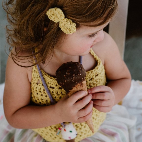 Ella Crop Top, Pima Cotton Top, Baby Crochet Crop Top, Summer cotton top - Picture 10 of 10